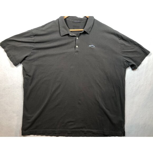Patagonia Trout Fitz Roy Polo Shirt 52206 Forge Grey Short Sleeved Men's 3XL - Picture 1 of 8
